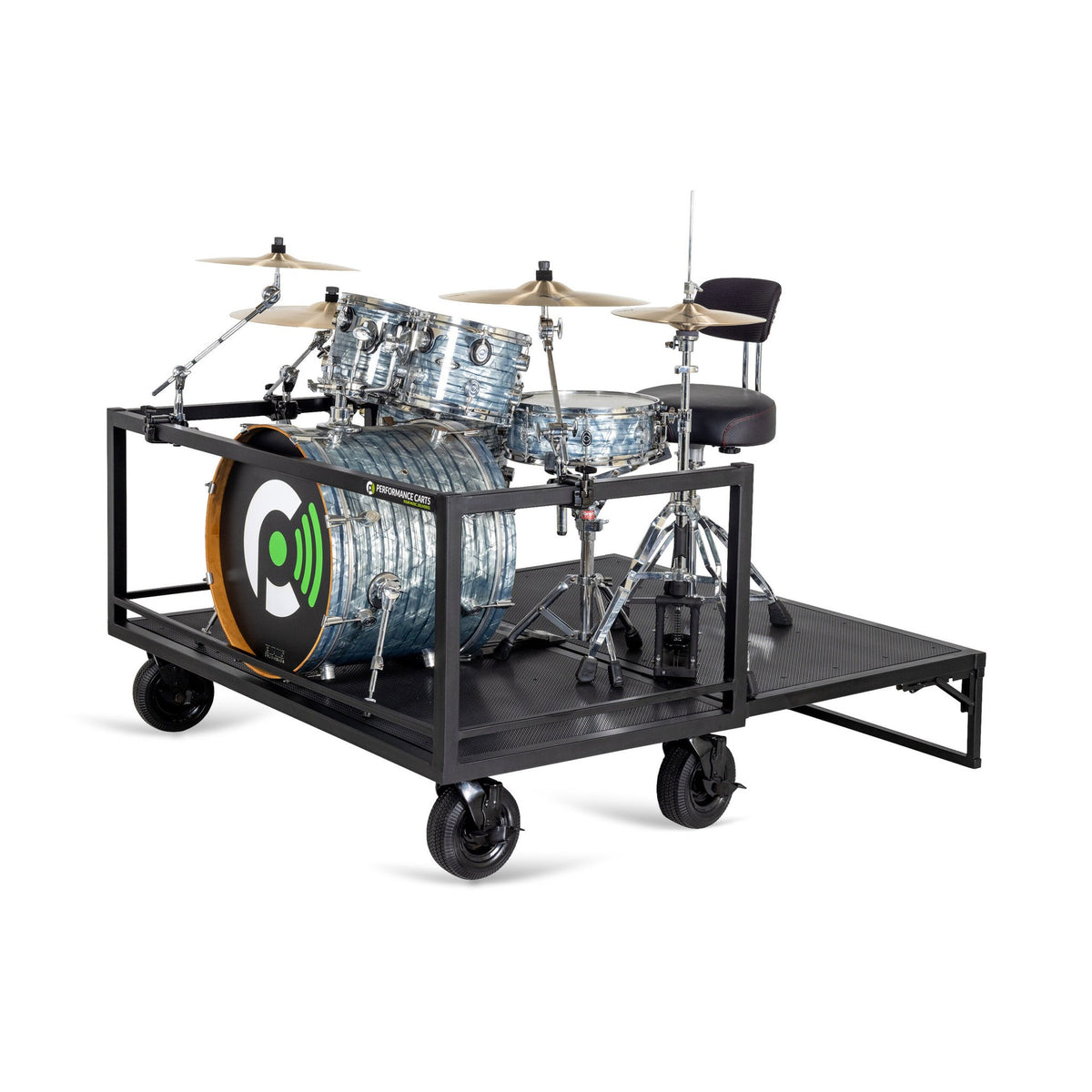 Performance Carts Drum Set Cart PCD-100 with Kit Zoomed