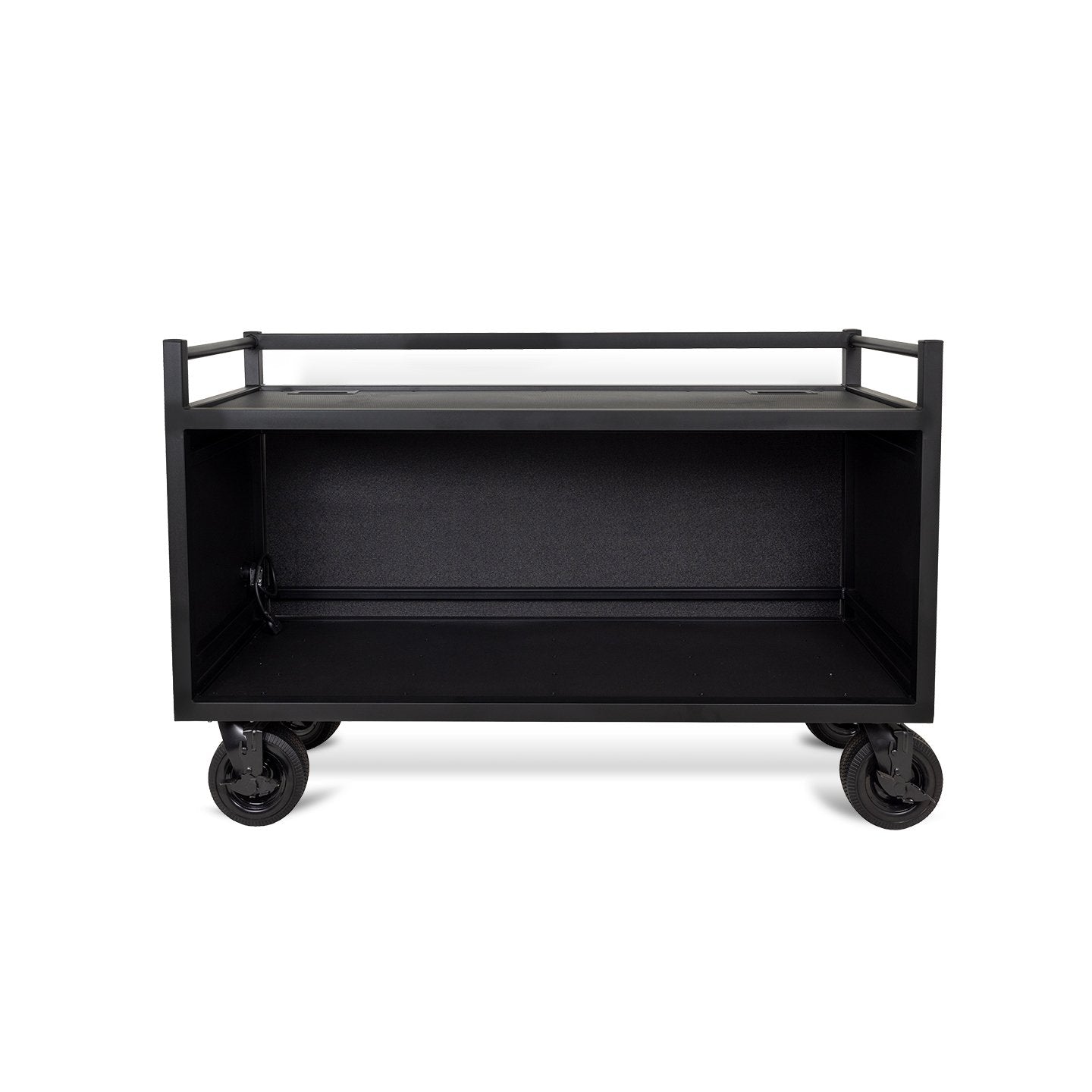 Performance Carts Partially Enclosed Synth Cart PCK-100e Players Side