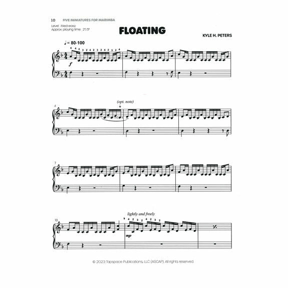 Peters, K.-Five Miniatures for Marimba-M