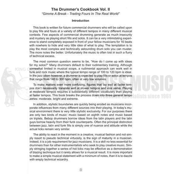 Pickering-Drummer's Cookbook vol. 2