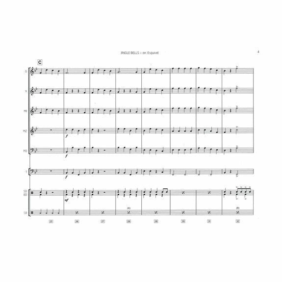 Pierpont-Jingle Bells arr. Esquivel (SP)-B/X/2M/opt. 4T/P