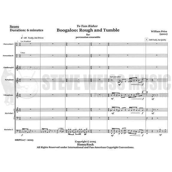 Price-Boogaloo:Rough and Tumble for Six or Seven Percussionists