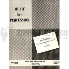 Price-Invention for Four Percussion Players (SP)-P/X