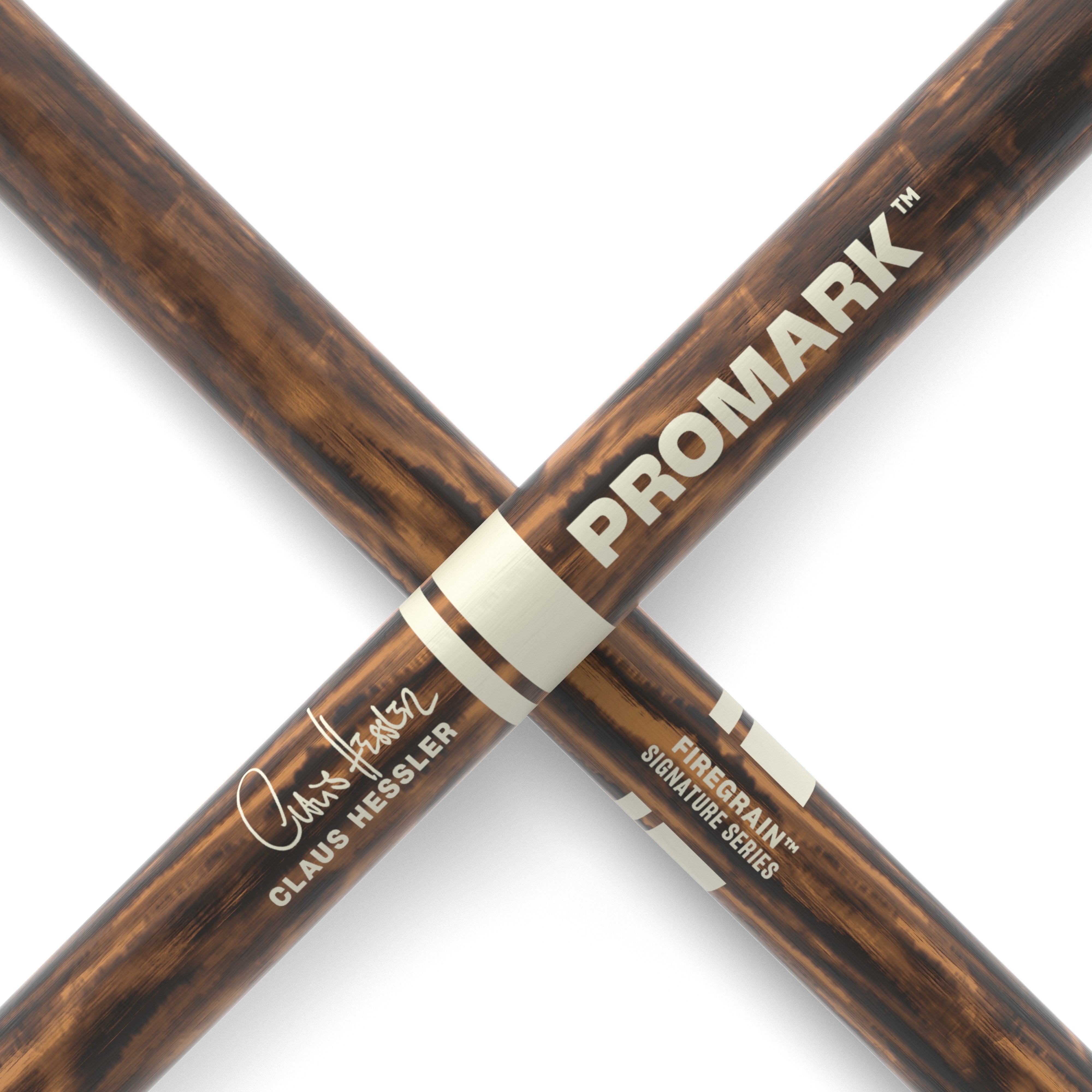 Promark Claus Hessler Signature Drumsticks - FireGrain - ActiveGrip - Image 5