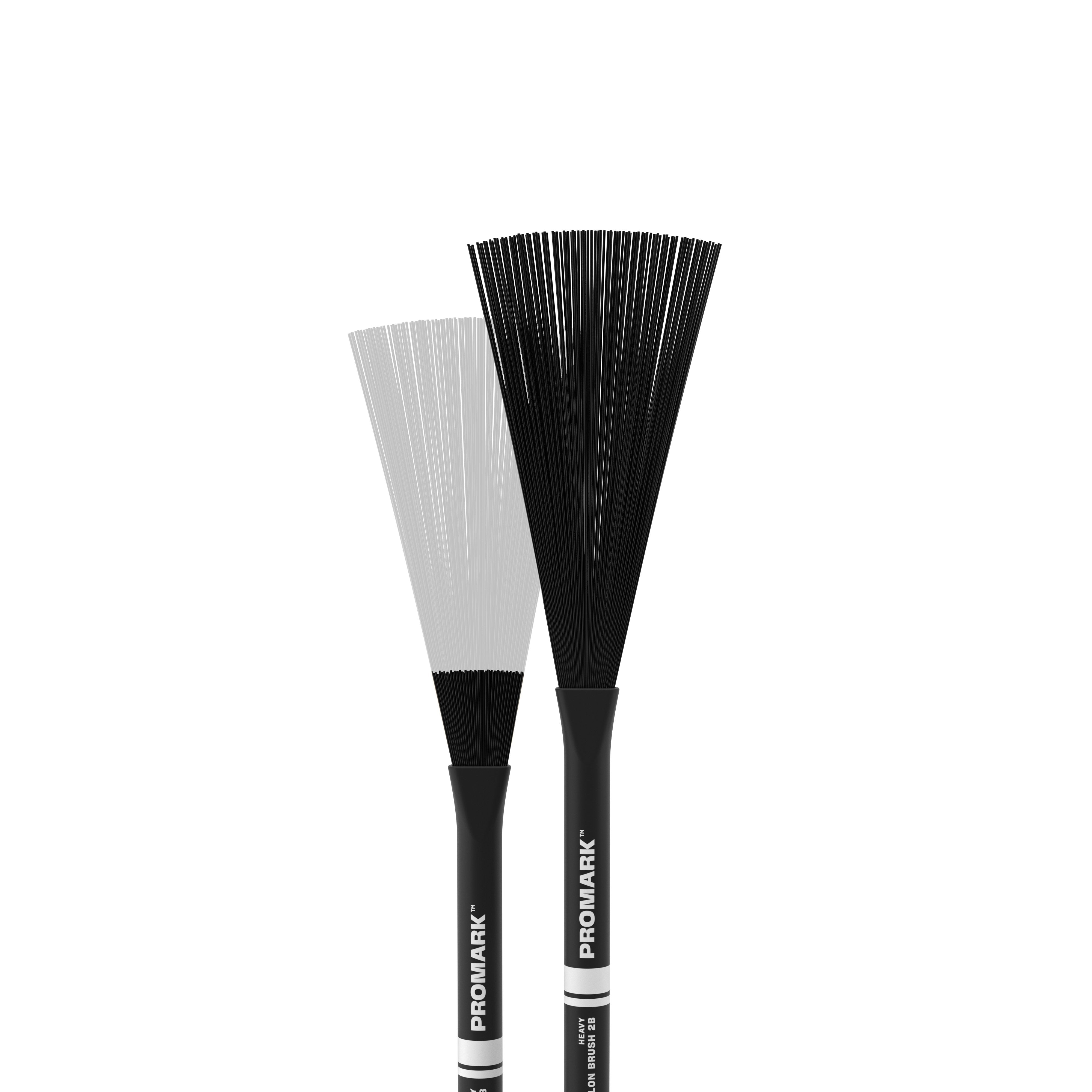 Promark Heavy Nylon Brush 2B - Black - Image 6