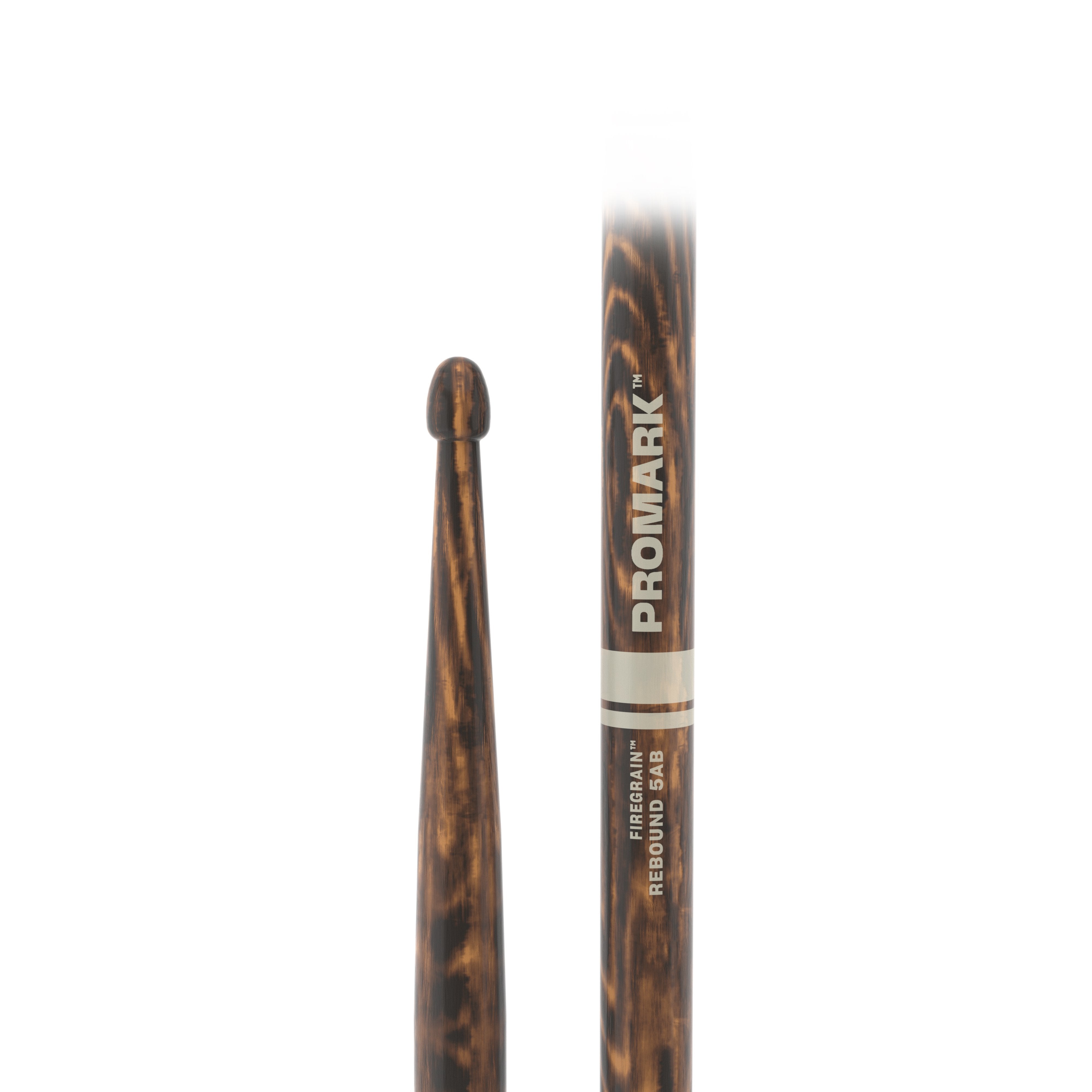 Promark Rebound 5AB FireGrain Drumsticks - Acorn Wood Tip - Image 5