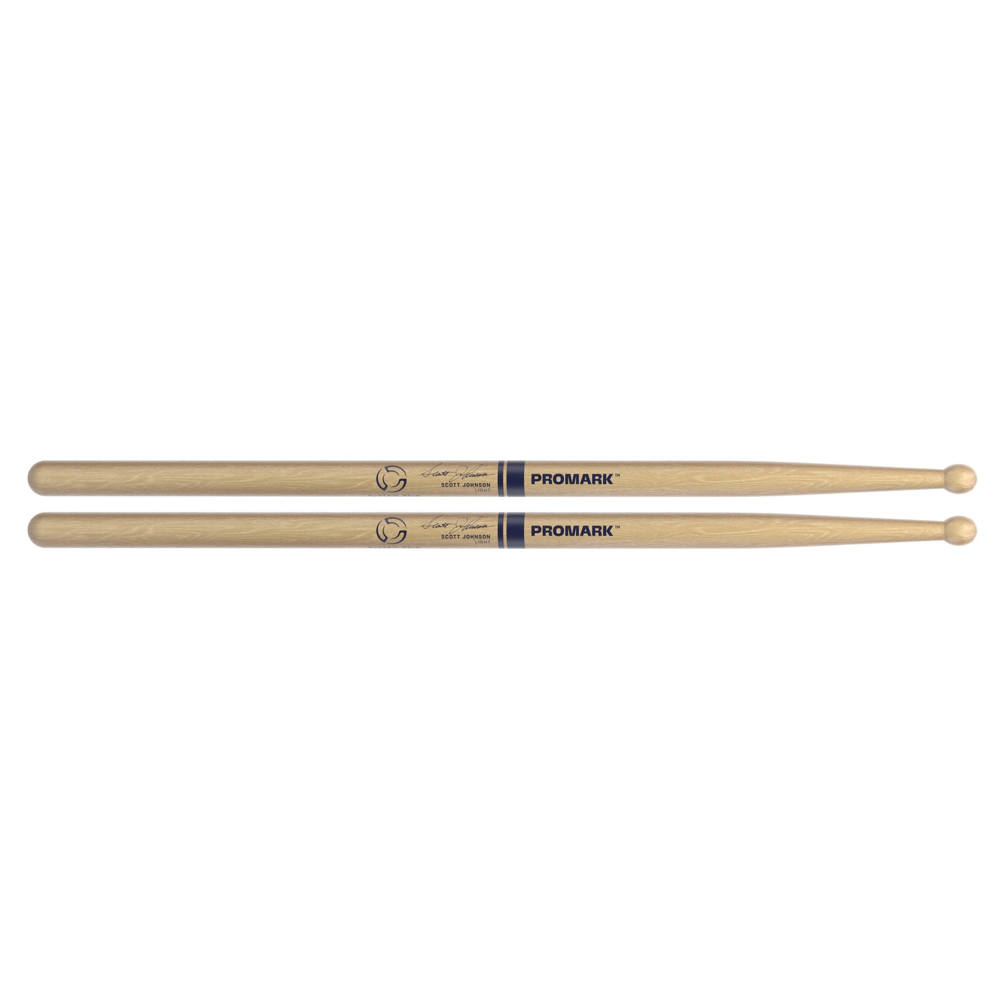 Promark System Blue Scott Johnson Marching Snare Drumsticks TXDC17W Scott Johnson Rudimental Drumming Pack