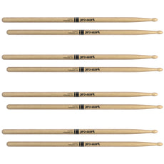 Promark TX5AW Classic Forward 5A Wood Tip Drumsticks - 4 Pack - Image 2