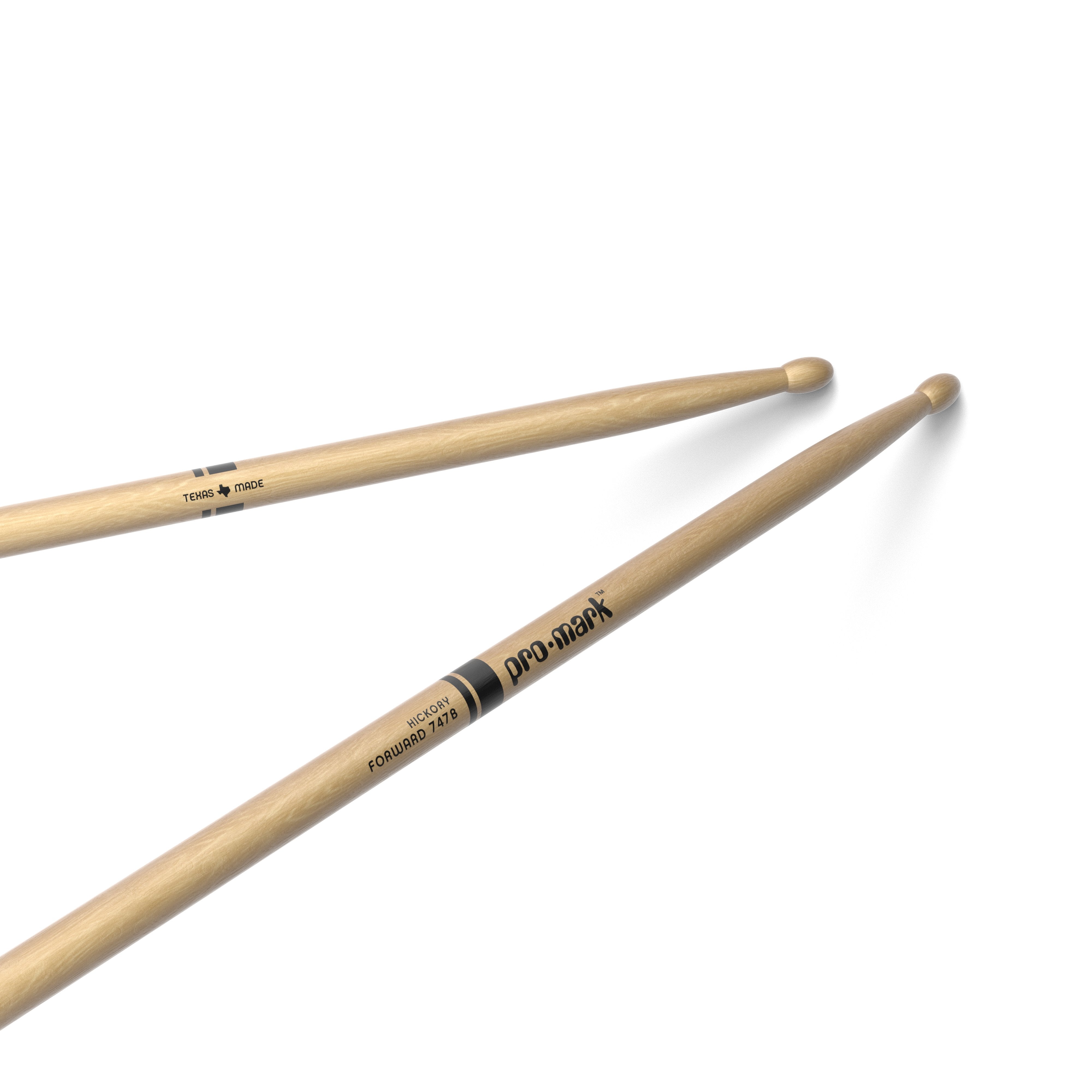 Promark TX747BW Classic Forward 747B Wood Tip Drumsticks - Image 1