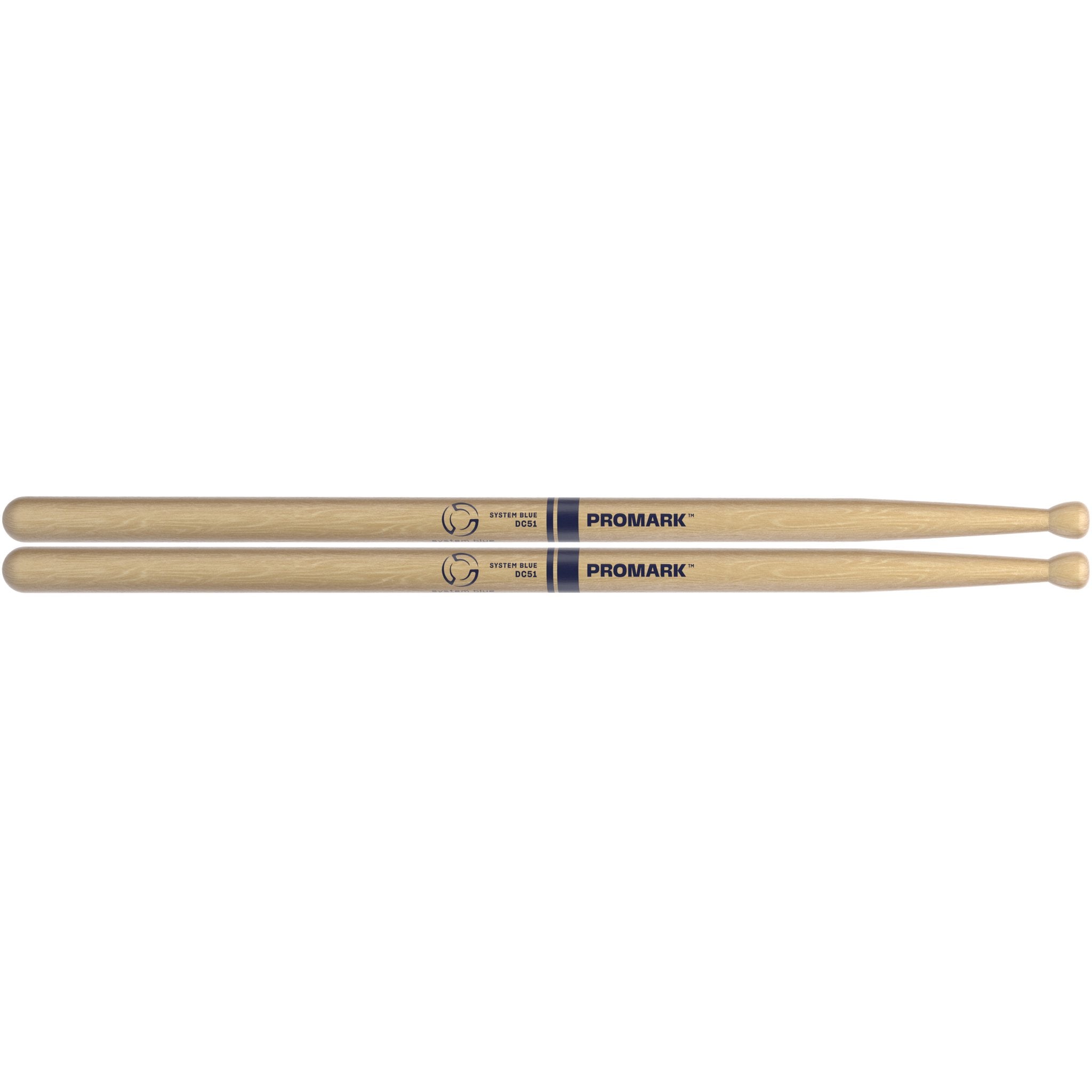 Promark TXDC51W System Blue Marching Snare Drumsticks pair