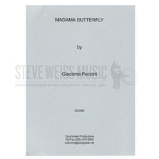 Puccini-Madama Butterfly (Perc./Timp. parts ed. by T. Dimond)