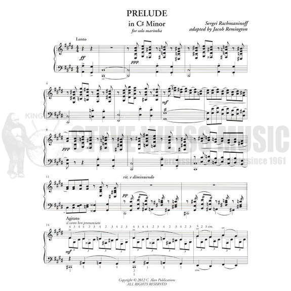 Rachmaninoff-Prelude in C# minor arr. Remington-M
