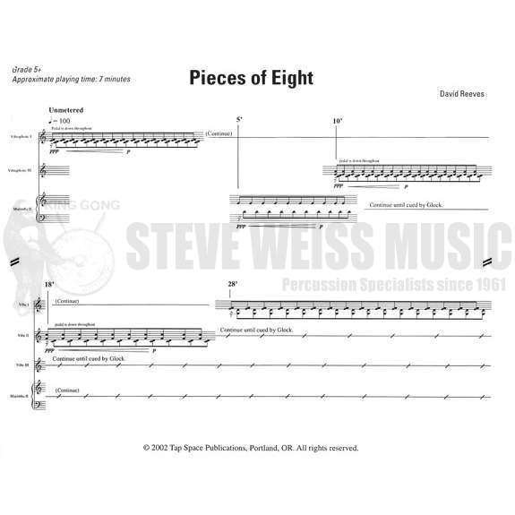 Reeves-Pieces of Eight (SP)-B/3V/3M/5T/Cro.
