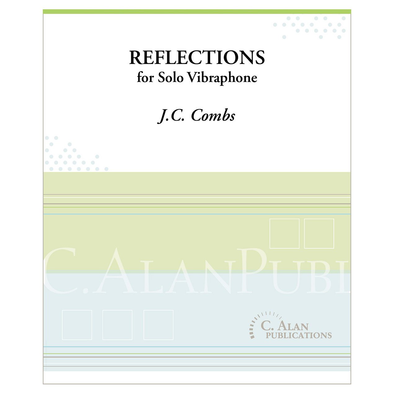 Reflections for Solo Vibraphone JC Combs cover page