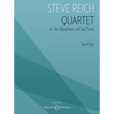 Reich-Quartet for Two Vibraphones and Two Pianos (SET OF PARTS ONLY)-2V/2PN