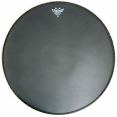 Remo 28" Powermax Black Suede Marching Bass Drum Head (Small Crown Logo)