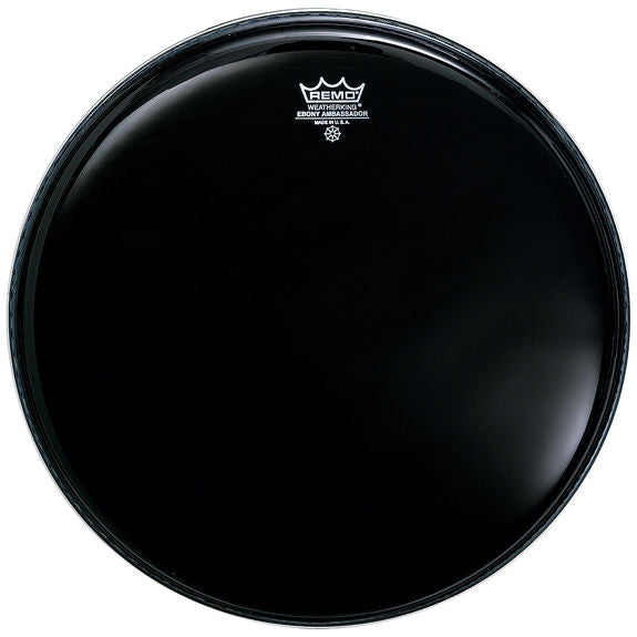 16" Remo Ambassador Ebony Bass Drum Head