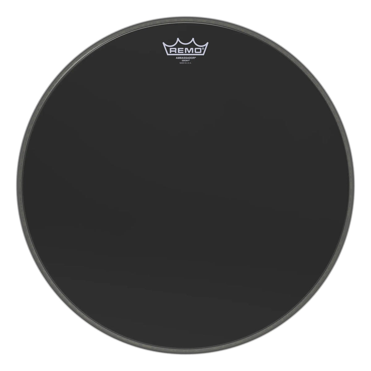 Remo Ambassador Ebony Bass Drumhead - 18"