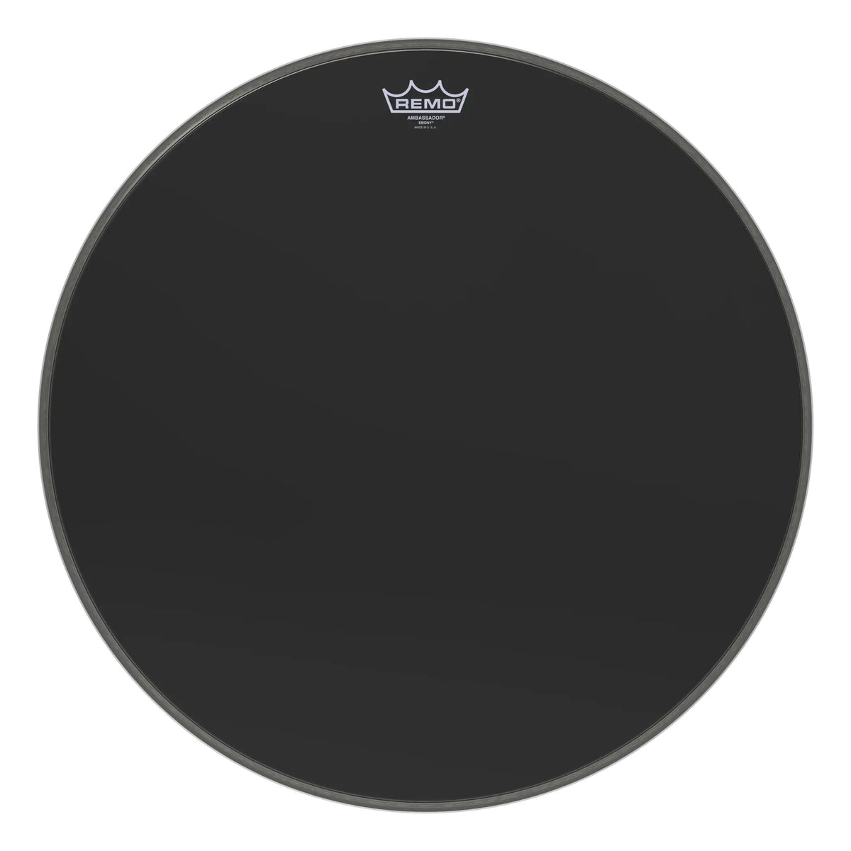 Remo Ambassador Ebony Bass Drumhead - 22"
