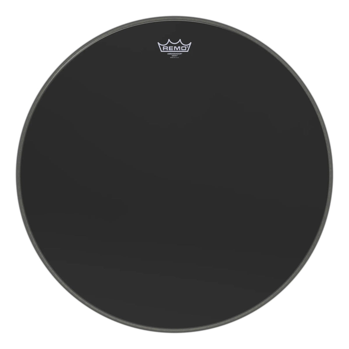 Remo Ambassador Ebony Bass Drumhead - 24"