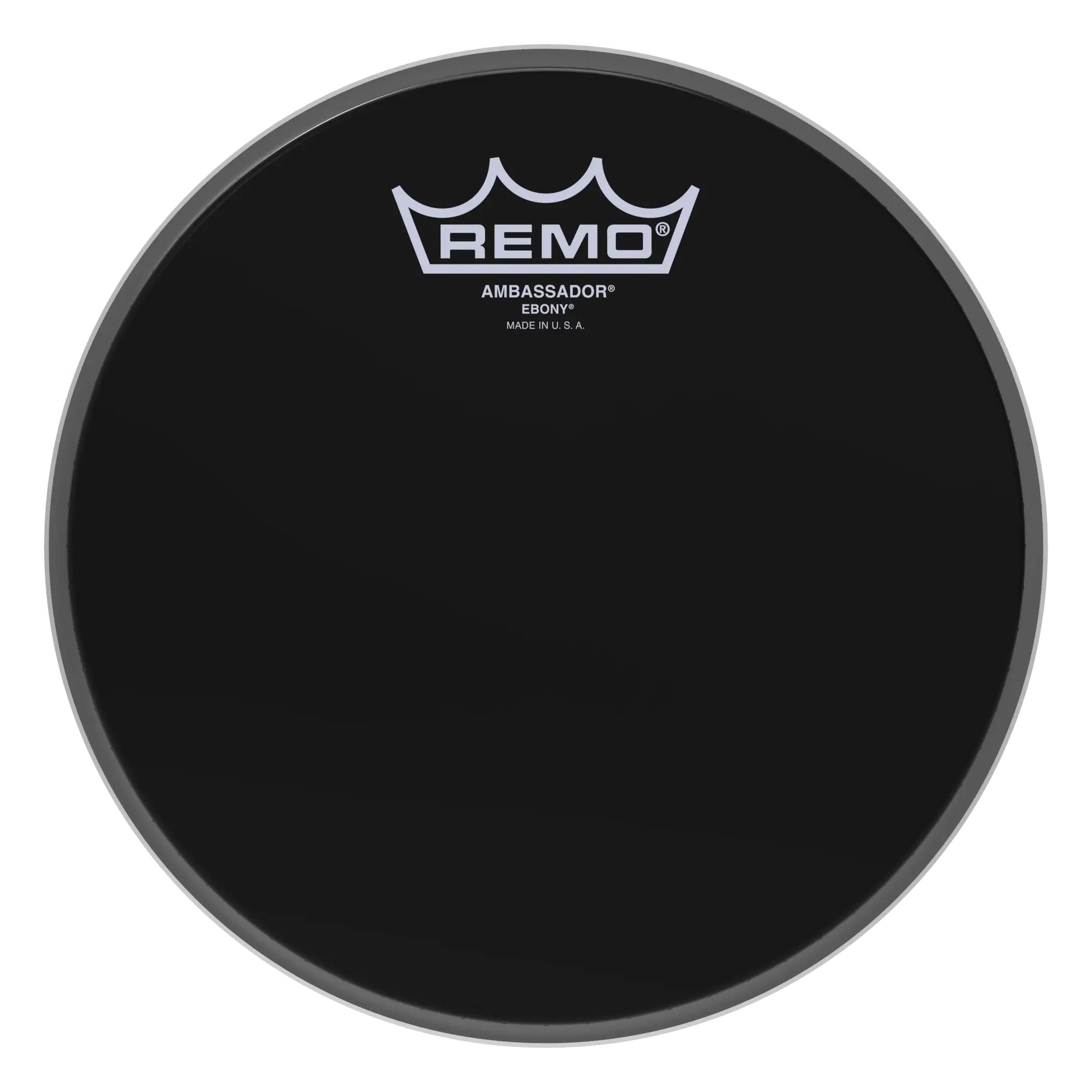 Remo Ambassador Ebony Drumhead - 8"