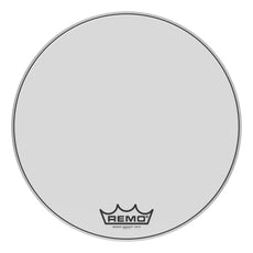 Remo Ambassador Smooth White Crimplock Marching Bass Drumhead - 24"