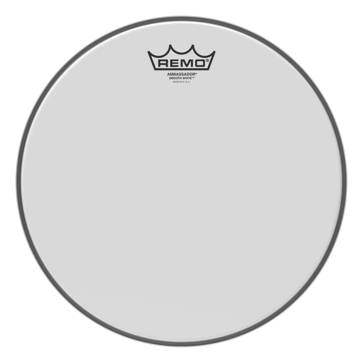 Remo Ambassador Smooth White Drumhead - 12"