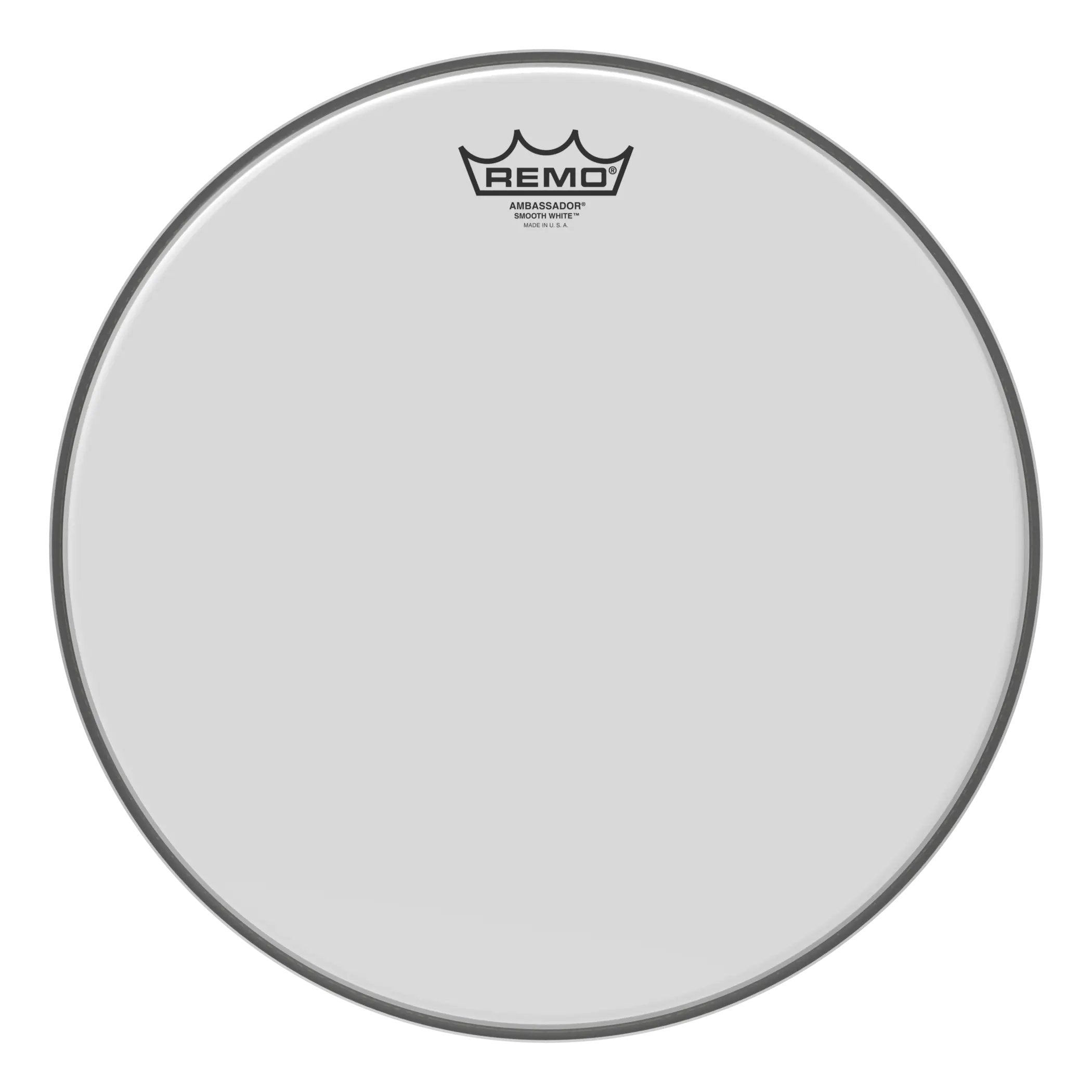 Remo Ambassador Smooth White Drumhead - 14"