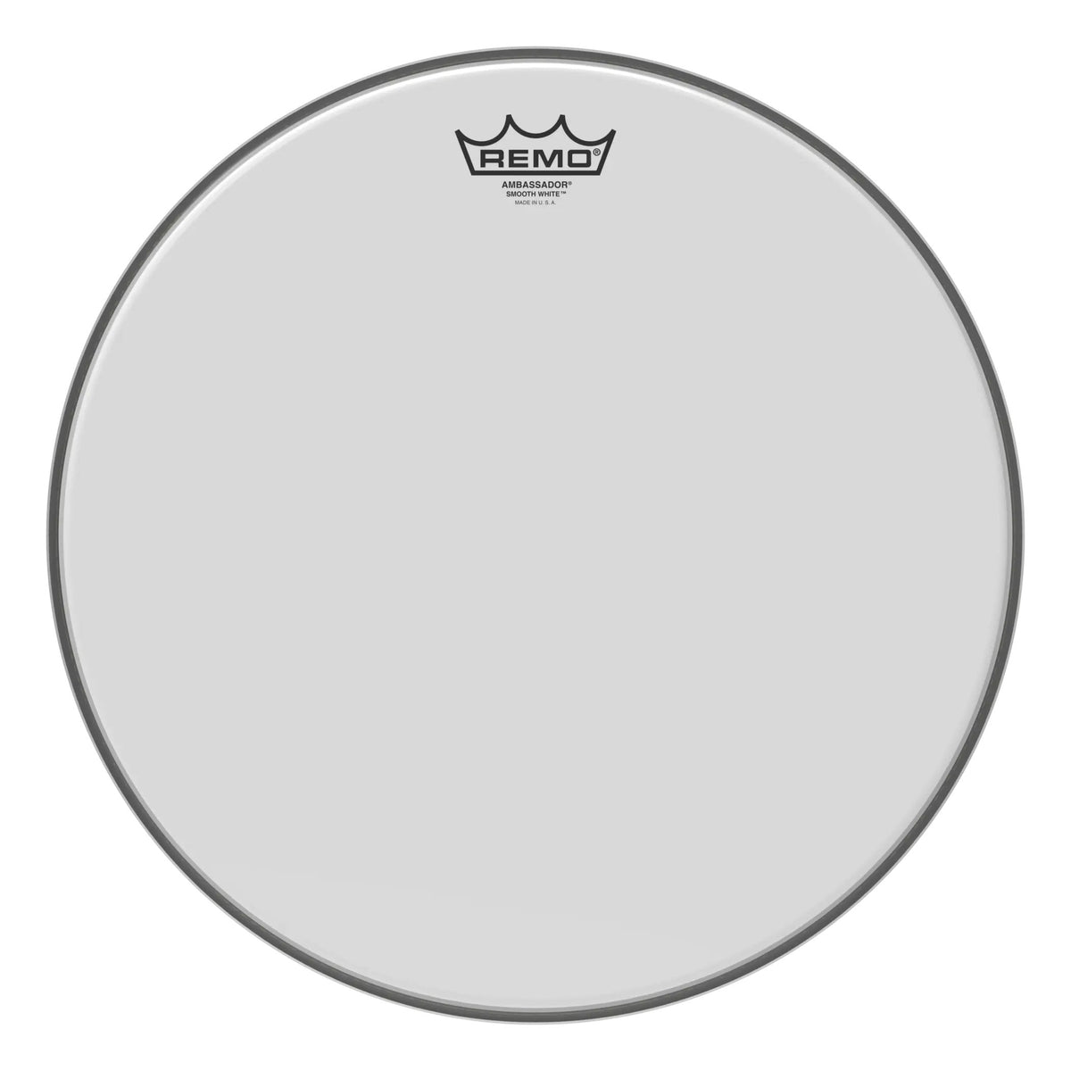 Remo Ambassador Smooth White Drumhead - 15"