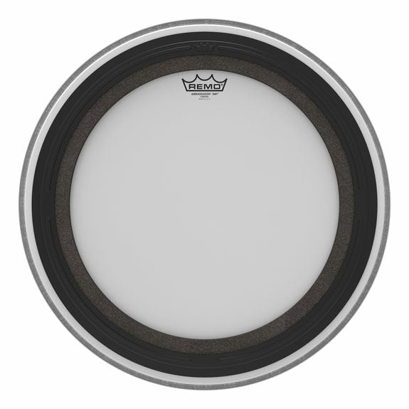 16" Remo Ambassador SMT Coated Bass Drumhead with Clear Dot (Tom Hoop)