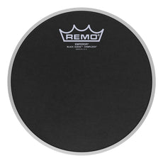 Remo Emperor Black Suede Crimplock Marching Tenor Drumhead - 8"