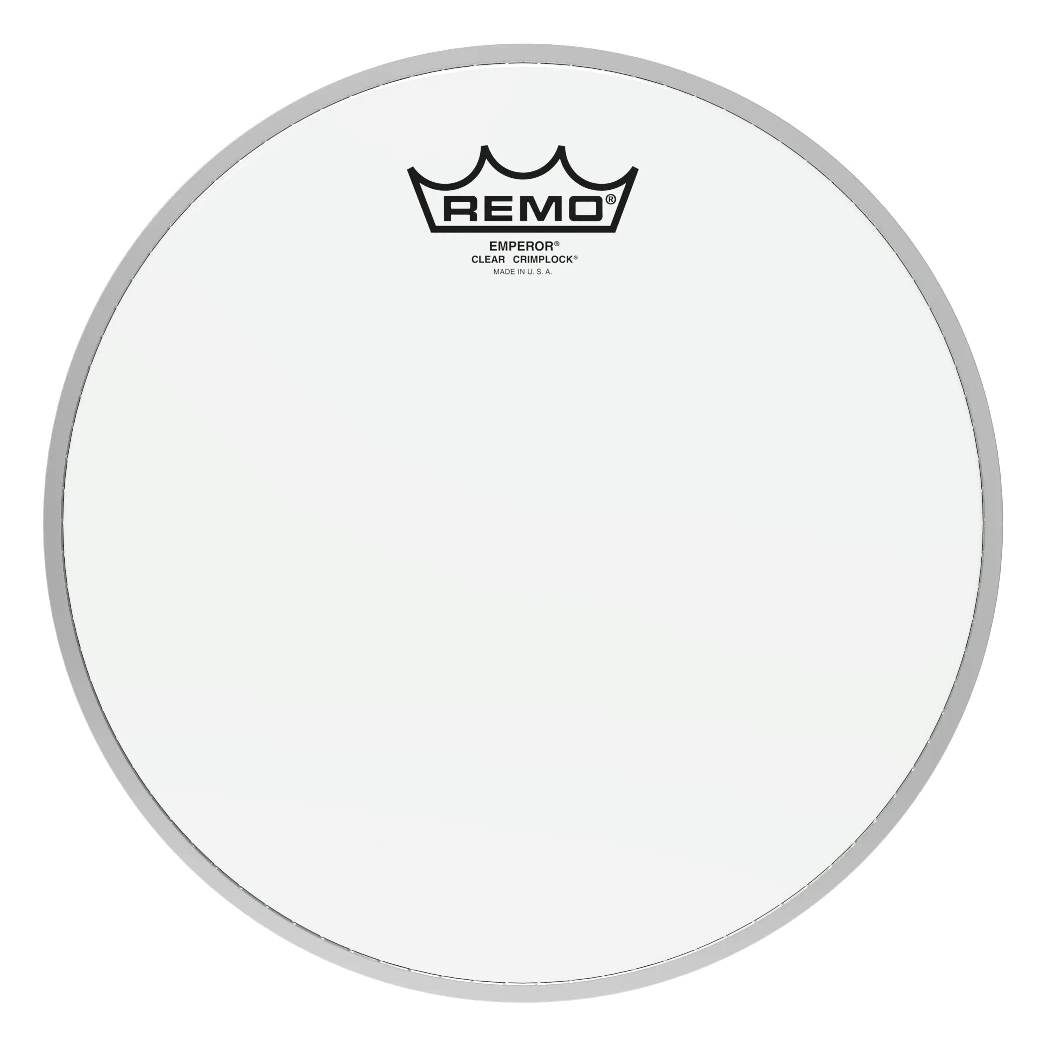 Remo Emperor Clear Crimplock Marching Tenor Drumhead - 10"
