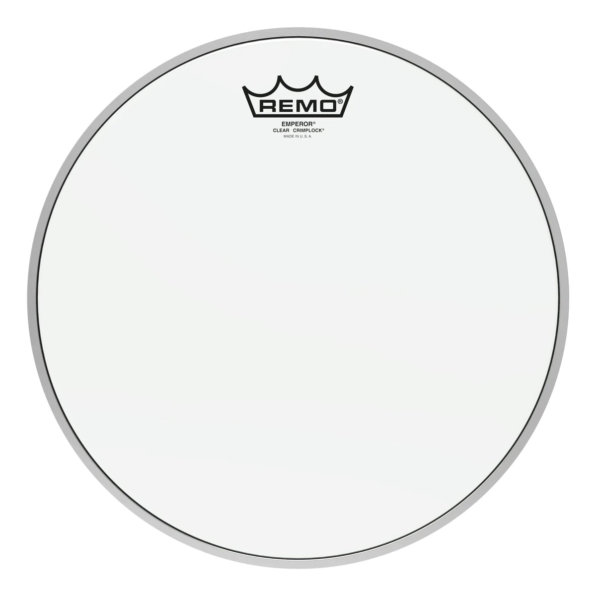 Remo Emperor Clear Crimplock Marching Tenor Drumhead - 12"
