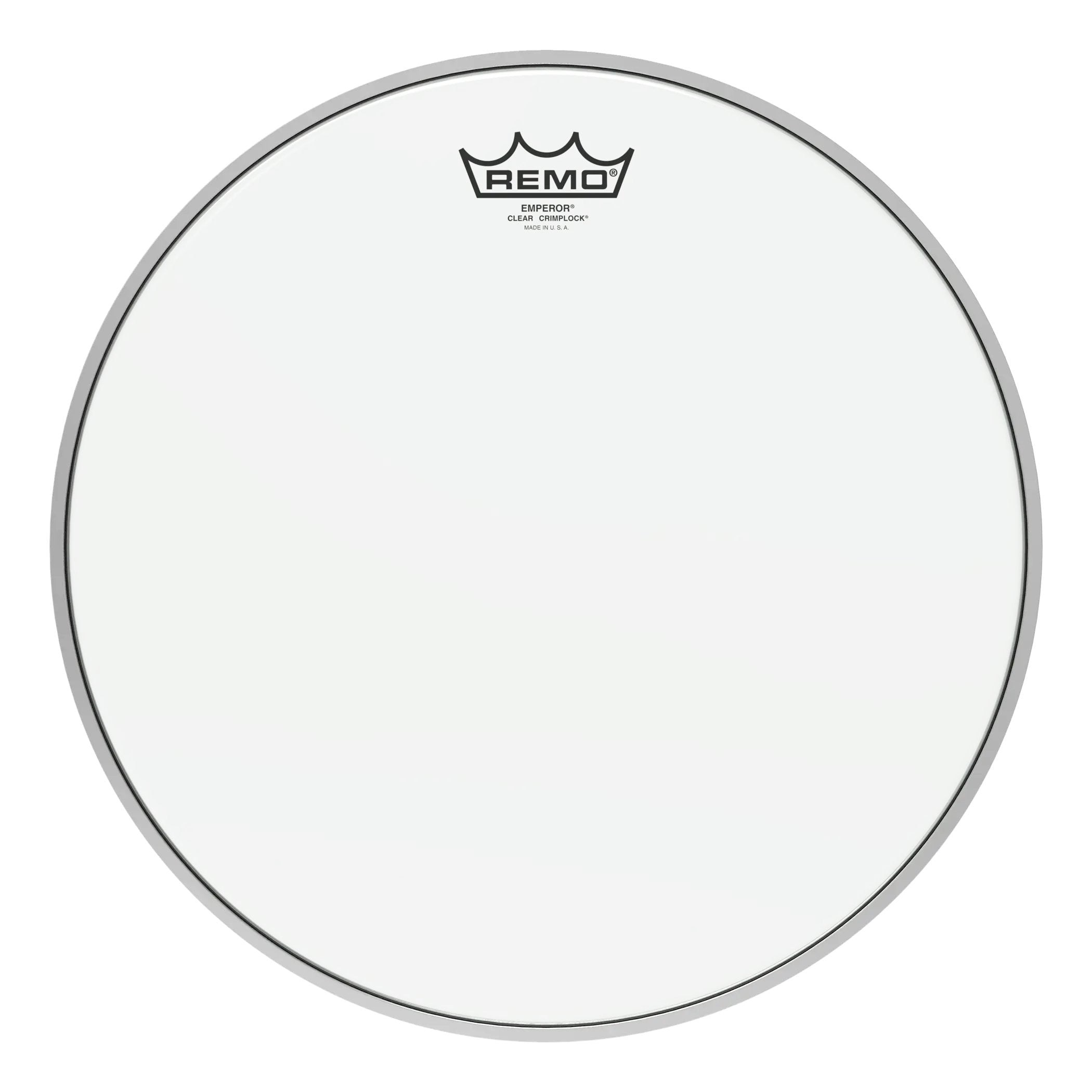Remo Emperor Clear Crimplock Marching Tenor Drumhead - 14"