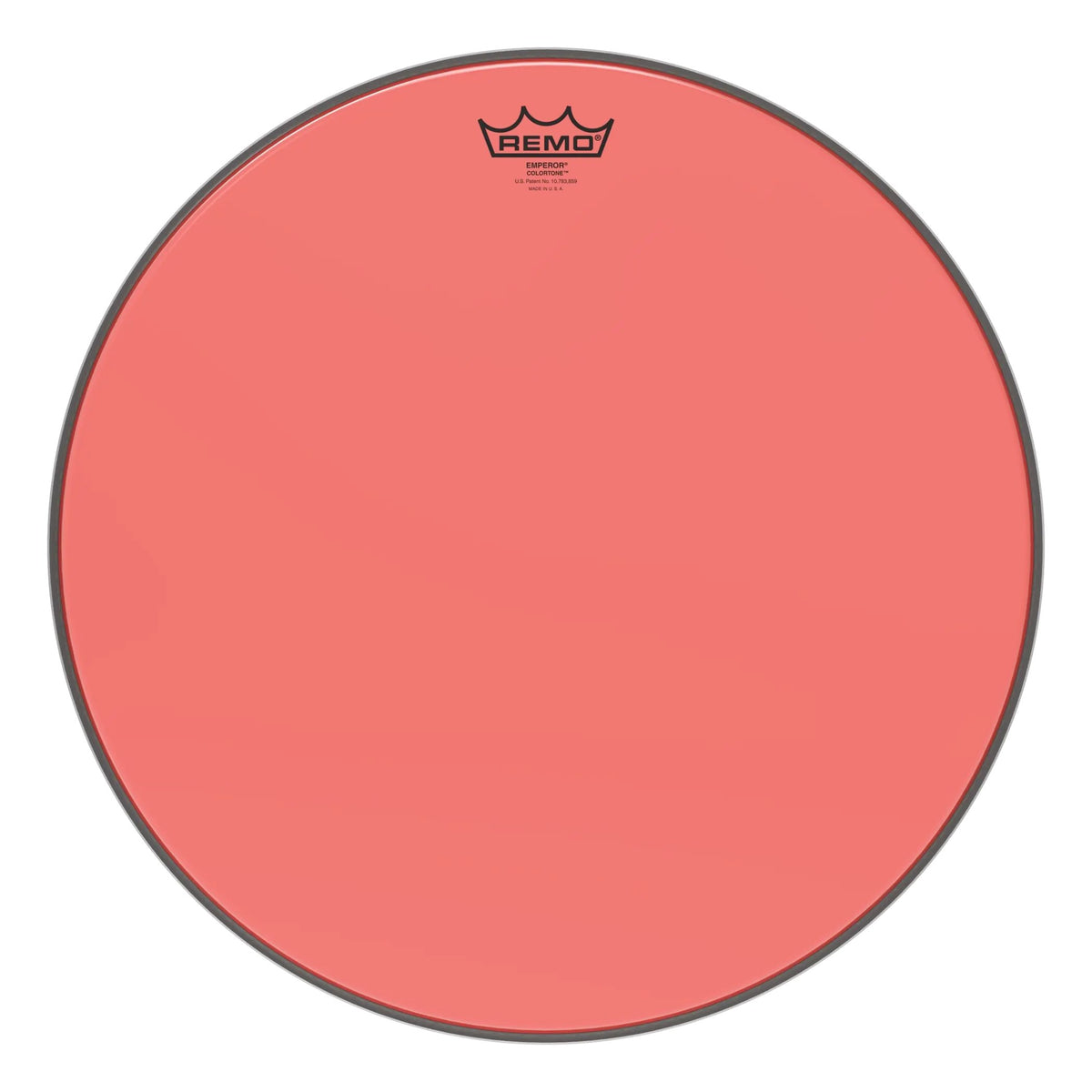 Remo Emperor Colortone Red Drumhead - 16"