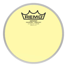 Remo Emperor Colortone Yellow Crimplock Marching Tenor Drumhead - 6"