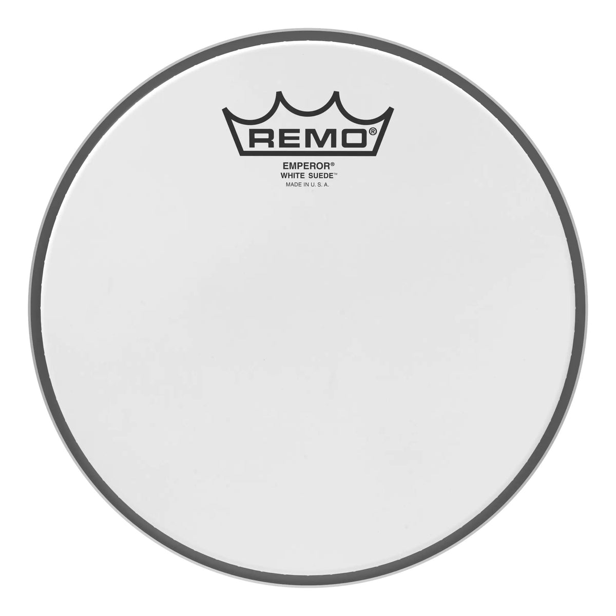 Remo Emperor White Suede Drumhead - 8"
