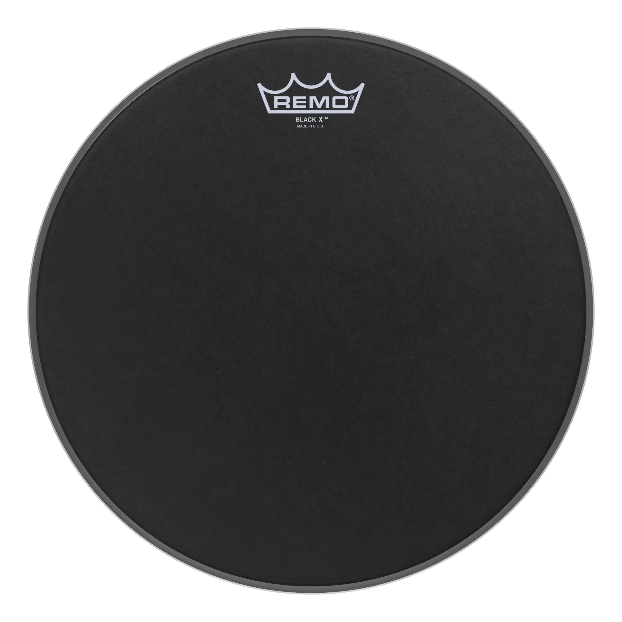 Remo Emperor X Black Suede Snare Drumhead - Bottom Black Dot - 13"