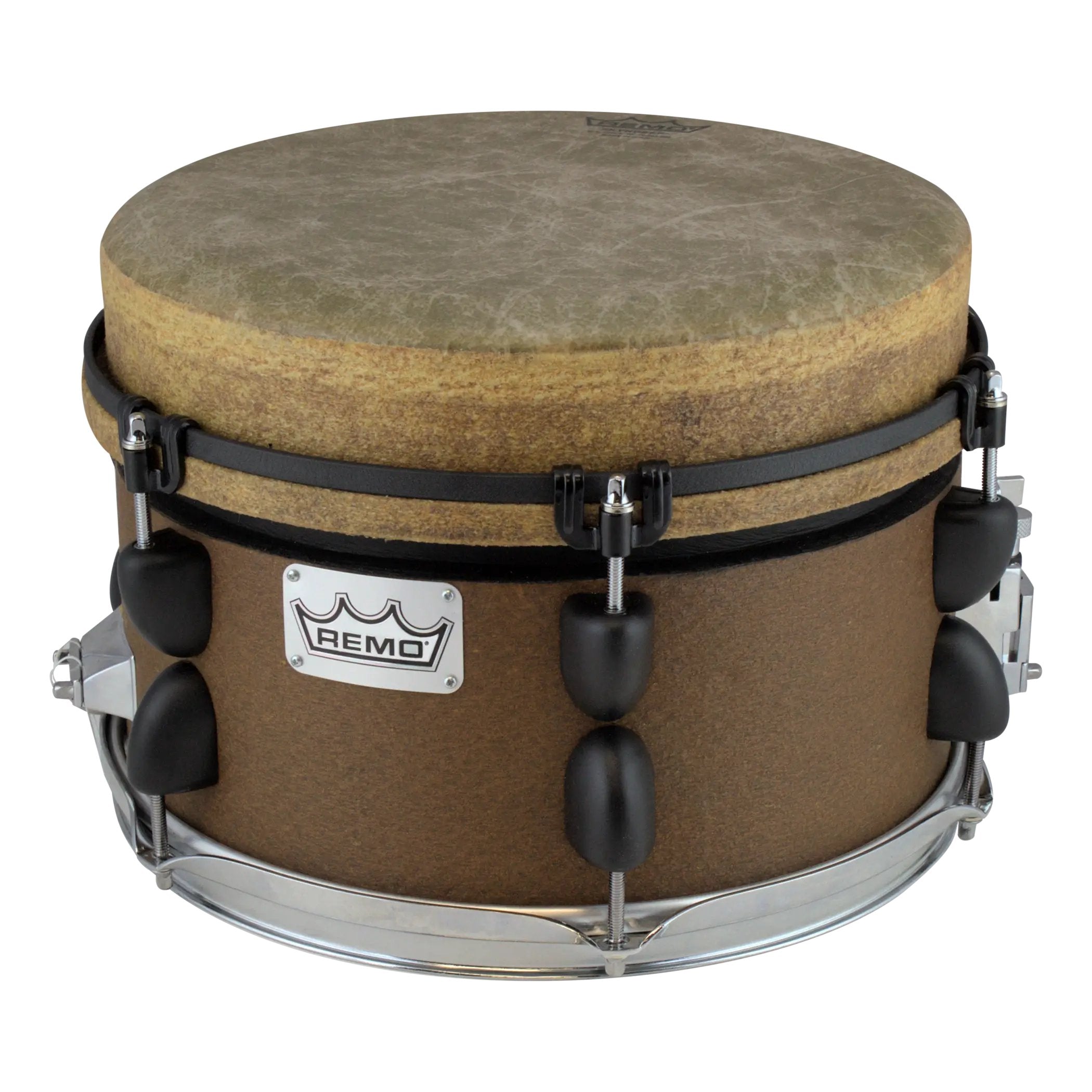 Remo Mondo Snare Drum - 12" x 9" - Brown Earth