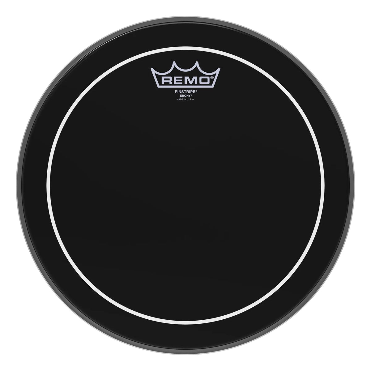 Remo Pinstripe Ebony Drumhead - 12"