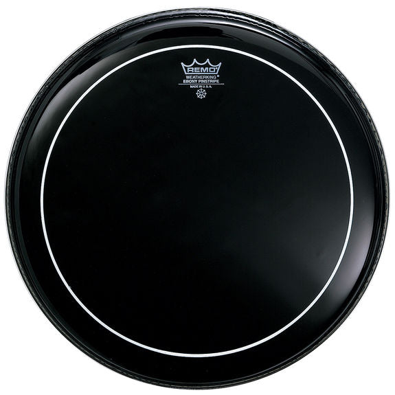 06" Remo Pinstripe Ebony Drum Head