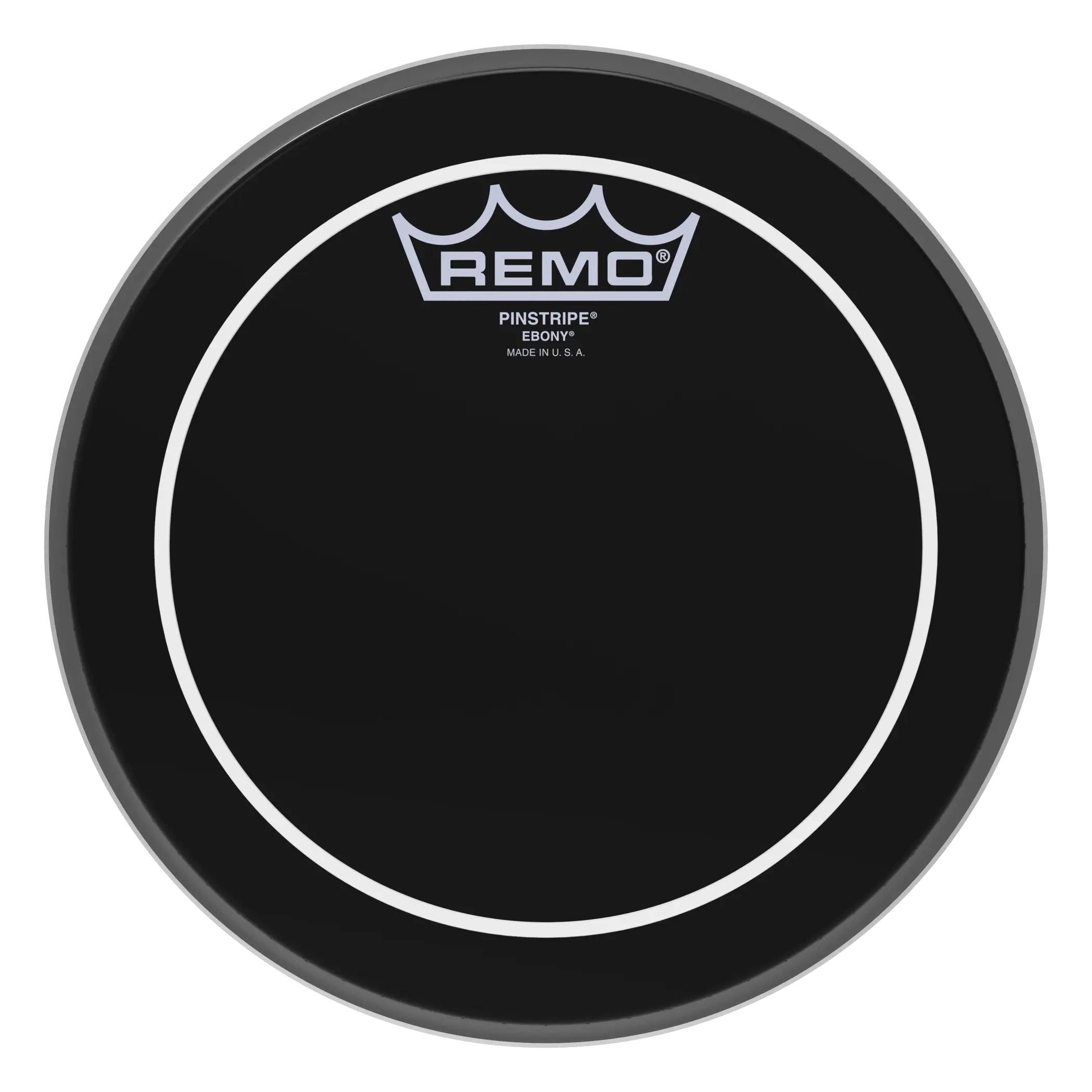 Remo Pinstripe Ebony Drumhead - 8"