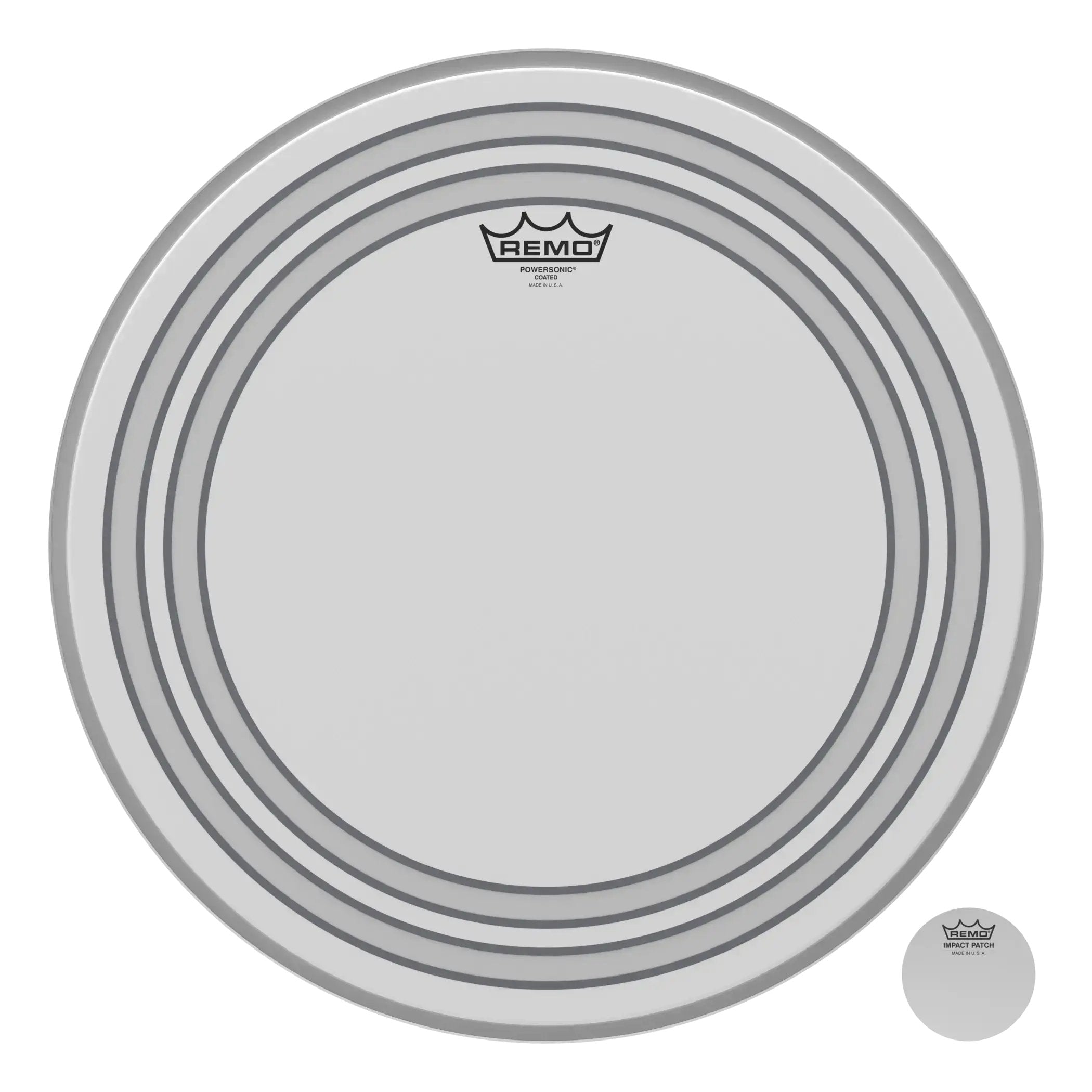 Remo Powersonic Coated Bass Drumhead - 18"