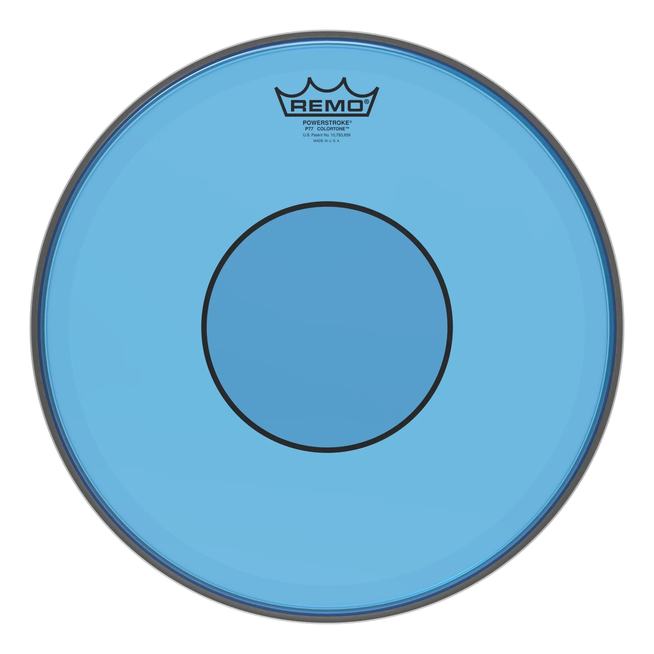Remo Powerstroke 77 Colortone Blue Drumhead - 14"