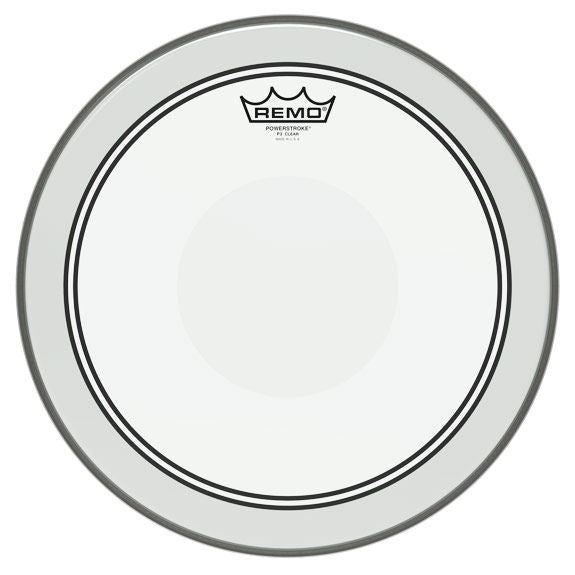 14" Remo Powerstroke 2 Clear with Clear Dot Snare Drum Head