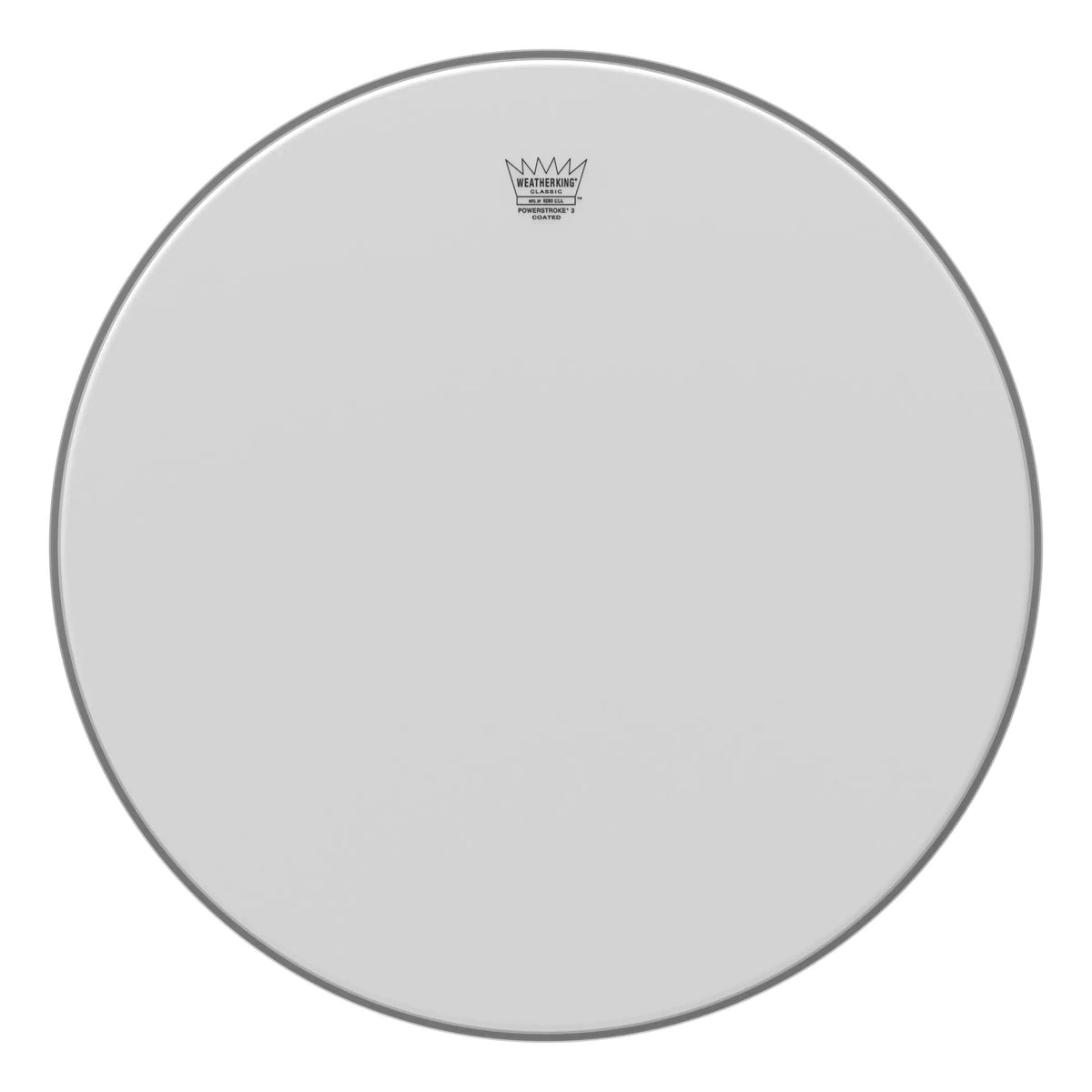 Remo Powerstroke P3 Classic Fit Coated Bass Drumhead - 22"