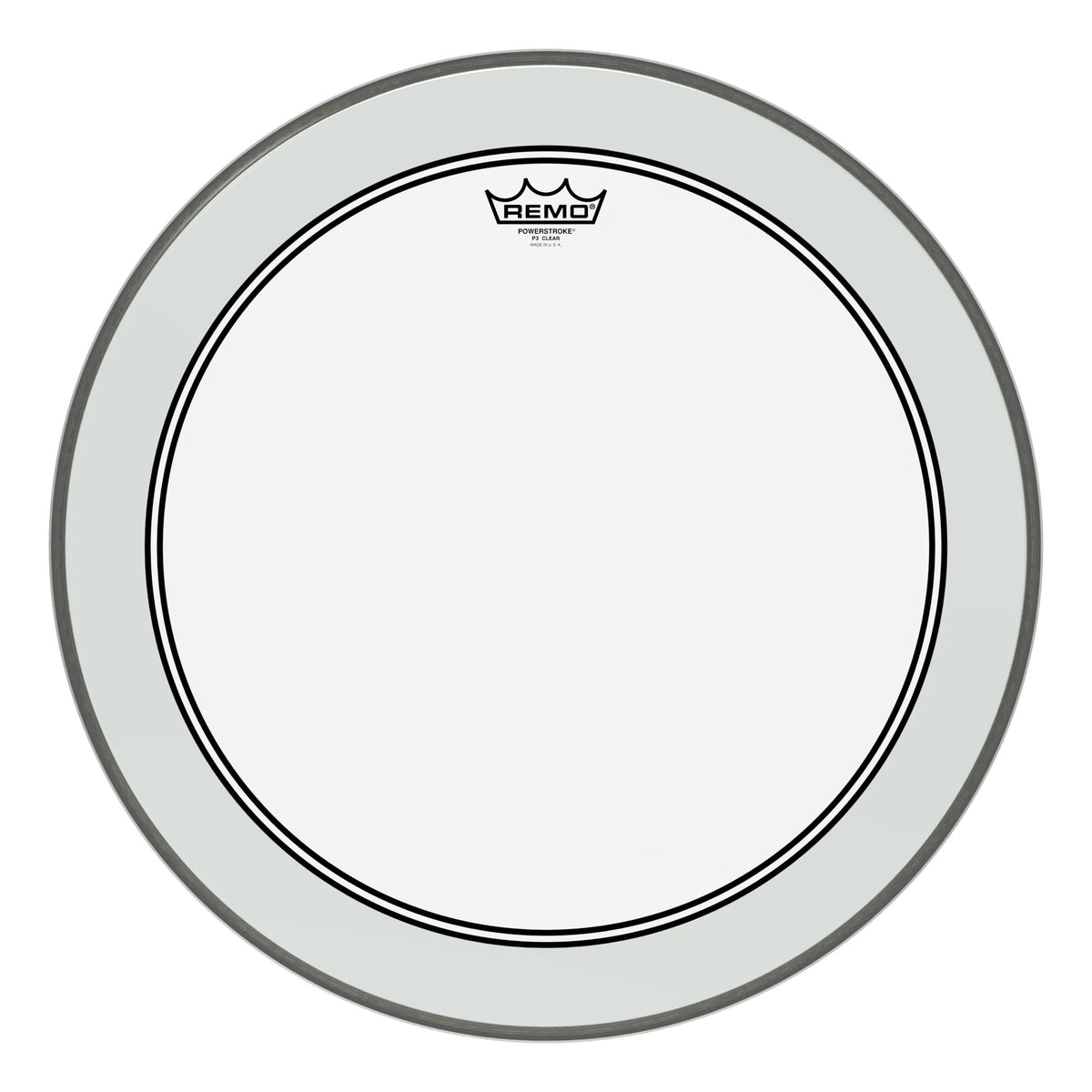Remo Powerstroke P3 Clear Bass Drumhead - 20"