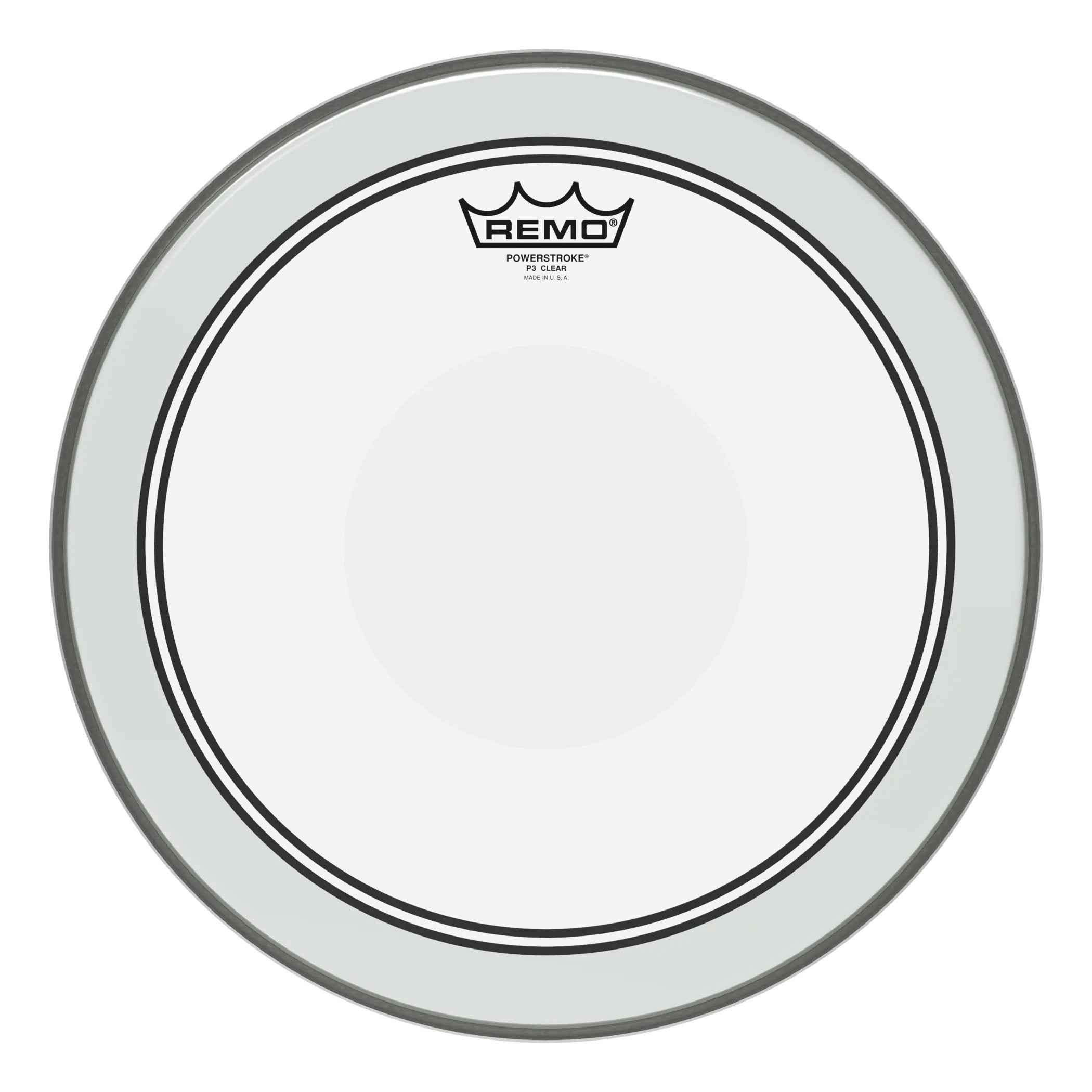 Remo Powerstroke P3 Clear Drumhead - Top Clear Dot - 14"