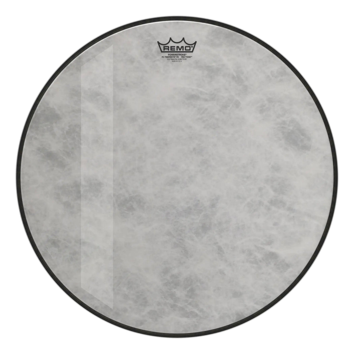 Remo Powerstroke P3 Felt Tone Fiberskyn Diplomat Bass Drumhead - 20"