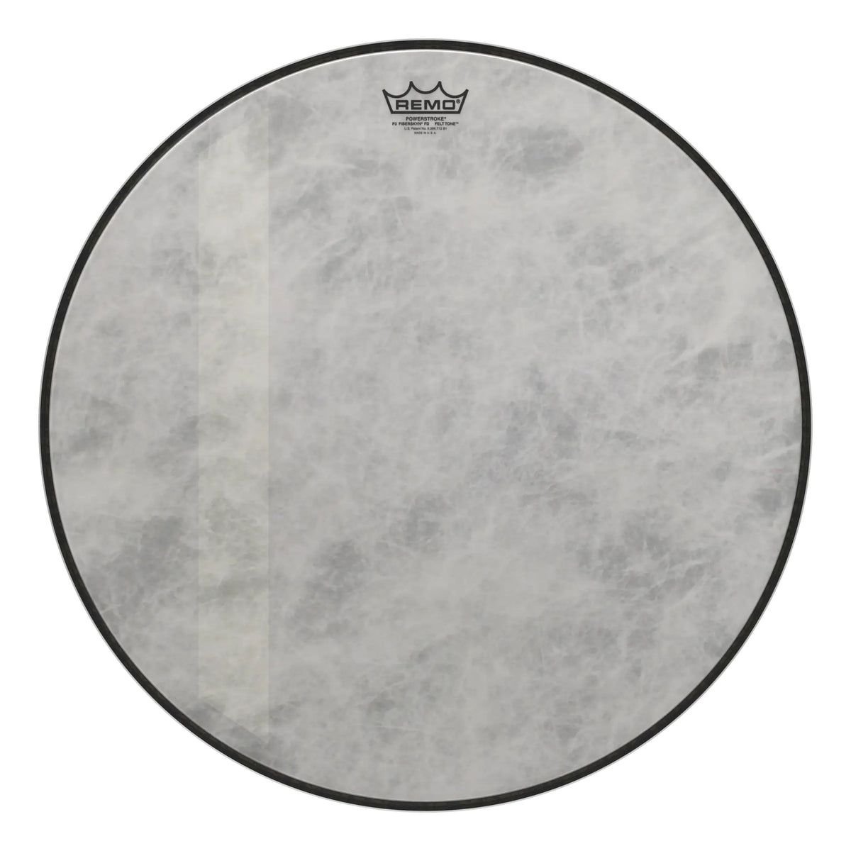 Remo Powerstroke P3 Felt Tone Fiberskyn Diplomat Bass Drumhead - 22"